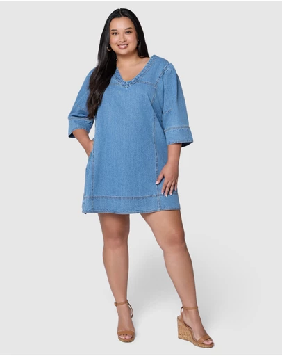 Indigo Tonic - Zoey Chambray Mini Dress
