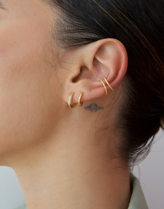 HOUSE OF SLANI - Mon Crystal Hoops