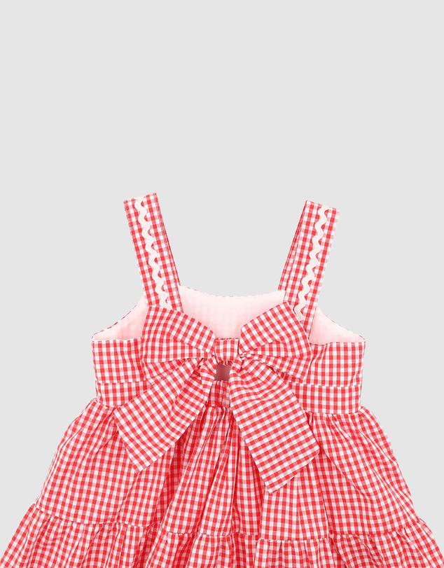 Bebe by Minihaha - Festive Gingham Dress - Kids