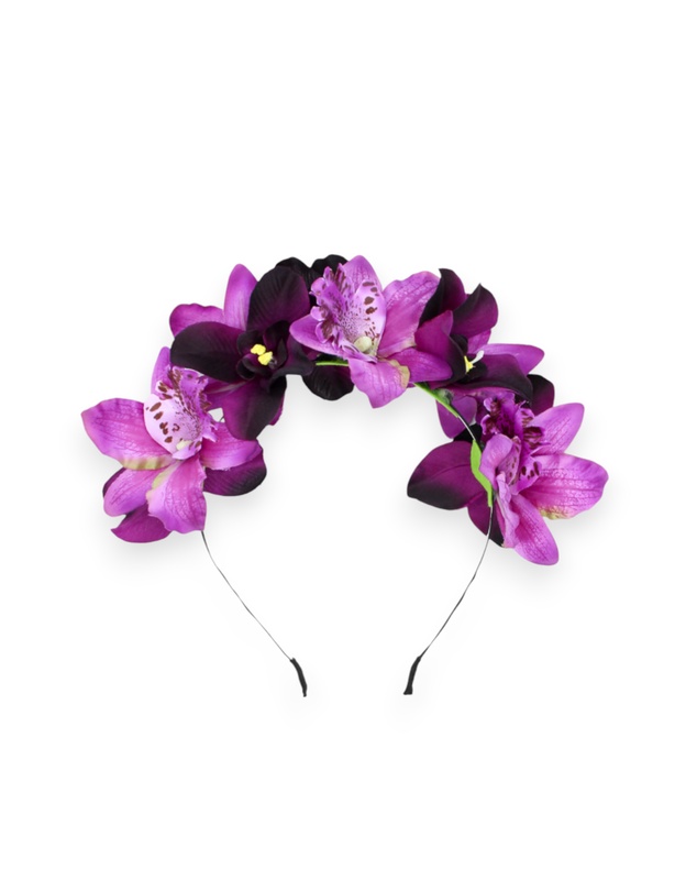 Morgan & Taylor - Amrita Flower Crown in Purple