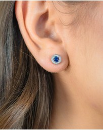 Georgini - Milestone Sapphire Halo Earrings