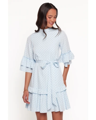 Petal & Pup - Peta Dress - Blue Polka Dot