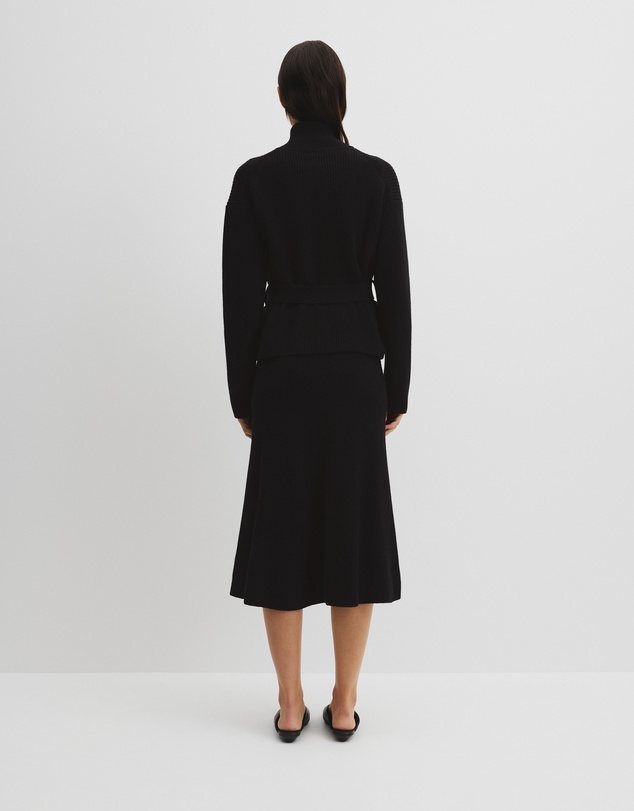 Country Road - Australian Cotton Blend Belted Knit Jacket