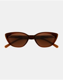 Luna Rae - Expresso - Cat Eye Sunglasses