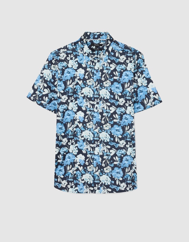 Politix - Painted Floral Short Sleeve Shirt