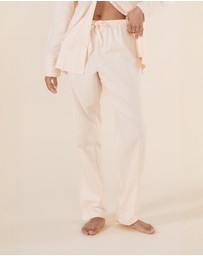 Gingerlilly - Josephine Pink Stripe Cotton PJ set