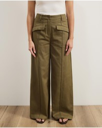 Atmos&Here - Laura Cotton Twill Pants