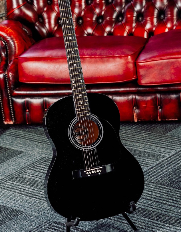 iWorld - 3rd Avenue Acoustic Guitar Premium Pack - Black
