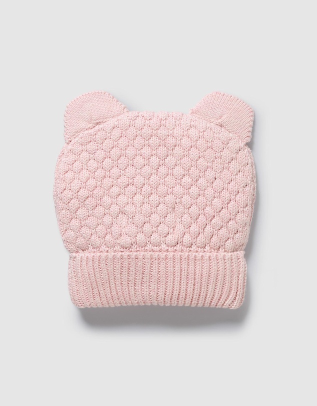 Wilson & Frenchy - Organic Knitted Bear Hat - Babies