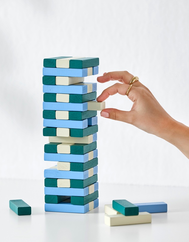 Printworks - Printworks Play Tumbling Towers Green Blue