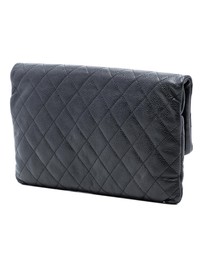 Pre-Loved by Azura Reborn - Pre-Loved Quilted Caviar CC Beauty Foldover Clutch