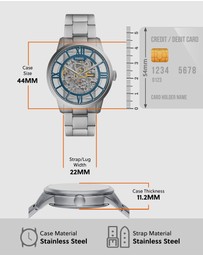 Fossil - Townsman Silver Tone Analogue Watch