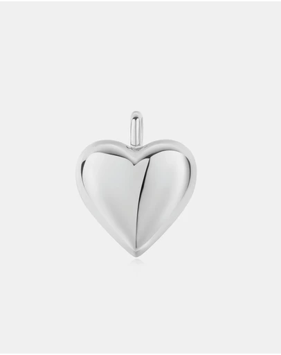 Ania Haie - Silver Dome Heart Charm