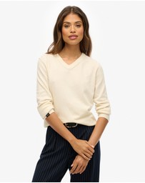 Superdry - Classic V Neck Slim Fit Jumper