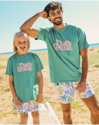 Skwosh - That's Grouse Kids Slang Tee in Green