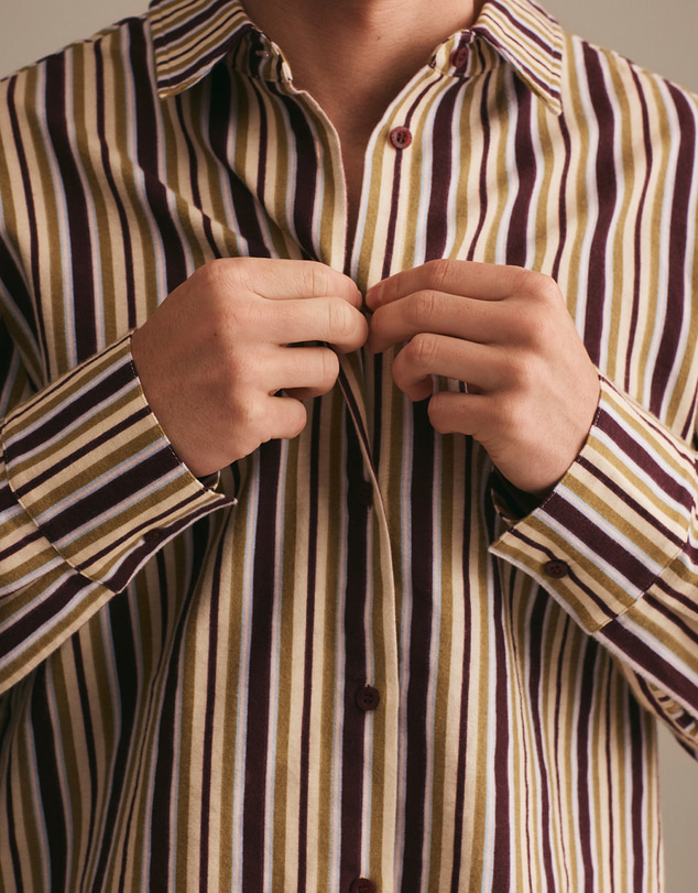 Resting - Double Brushed Flannelette Ari Long Sleeve Shirt