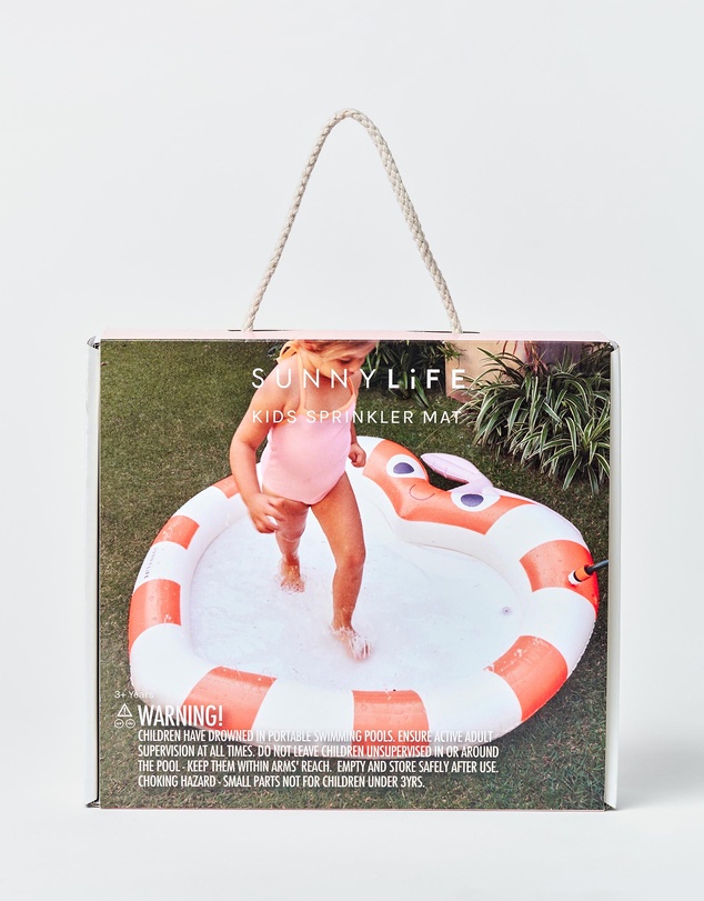 Sunnylife - Poppy the Peach Sprinkler Mat - Kids