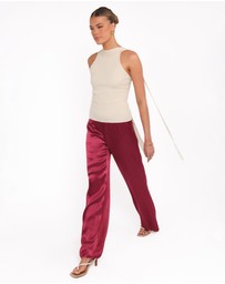 Petal & Pup - Rhea Halterneck Top - Cream Gold
