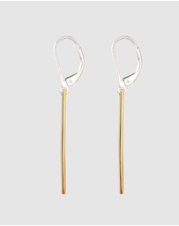 Elli Jewelry - Earrings Women Ear Hanger 925 Sterling Silver Bicolor