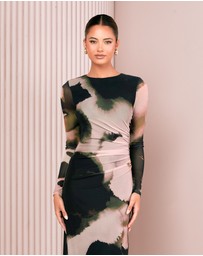 Azzurielle - Nilos Long Sleeve Maxi Dress