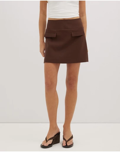 Dazie - Bossy Babe A-Line Mini Skirt