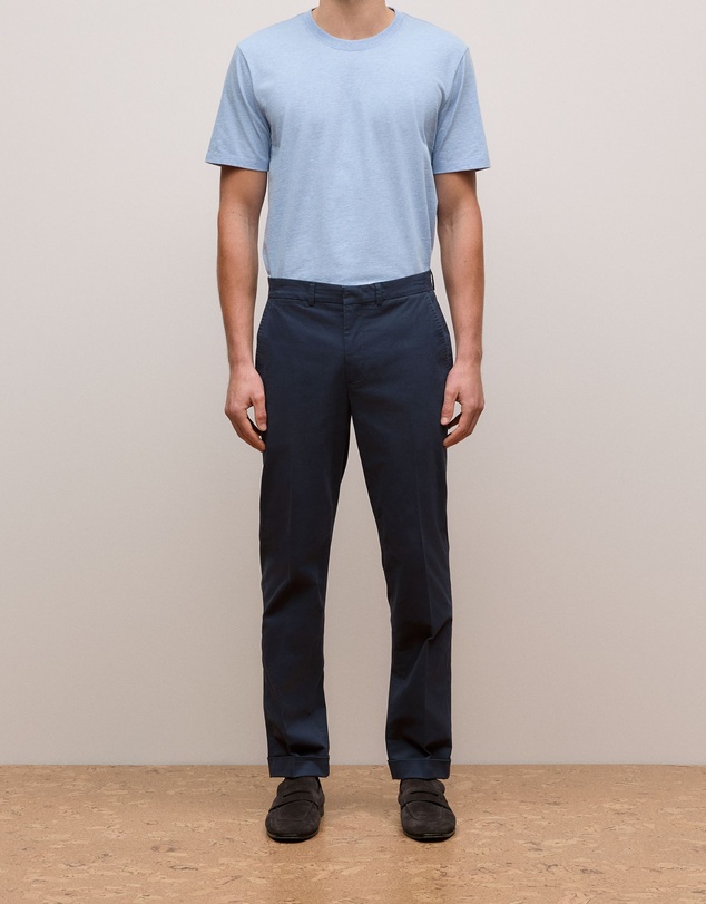 Trenery - Tailored Cuff Detail Pant in Navy