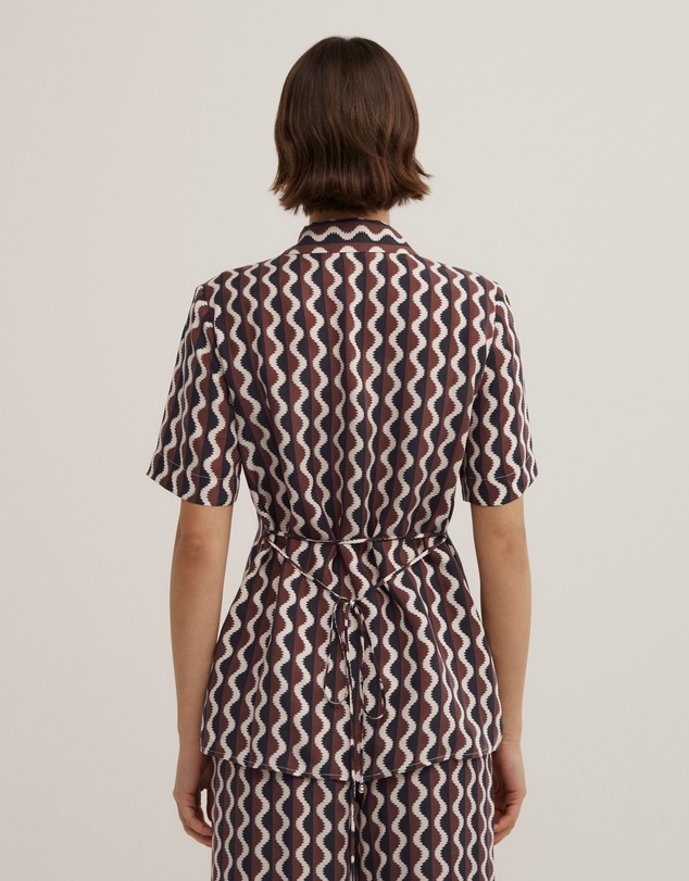 Witchery - Cupro Tie Waist Shirt