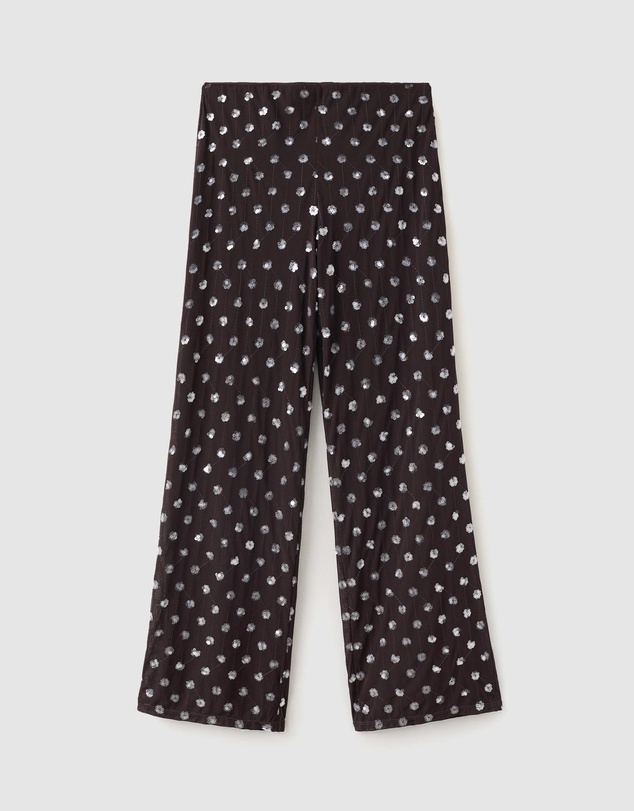 M.N.G - Straight-Leg Trousers with Sequins