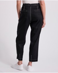 David Lawrence - Danna Linen Blend Pants