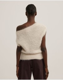 Witchery - Asymmetric Fluffy Top