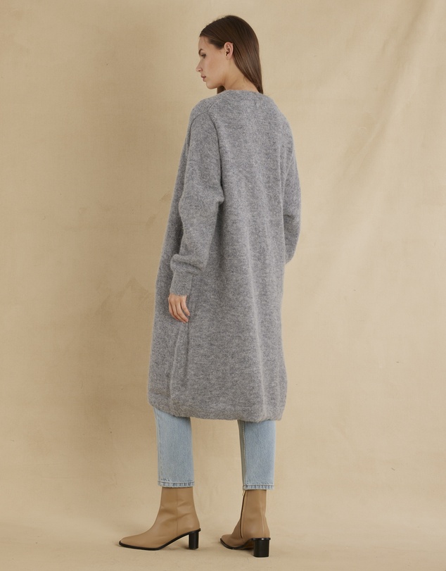 Amelius - Thea Long Alpaca Cardigan