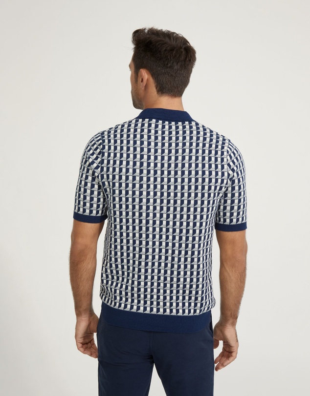 Oxford - Louis Jacquard Knitted Polo
