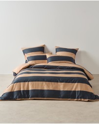 Linen House - Rugby Stripe European Pillowcase