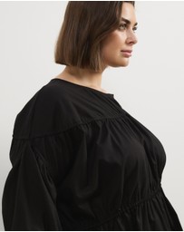 Atmos&Here Curvy - Cressida Cotton Smock Top