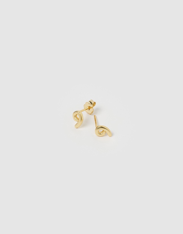 Izoa - Number 9 Stud Earrings