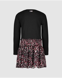 B.Nosy - Long Sleeve Printed Dress - Kids-Teens