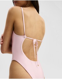 Cotton On Body - Tie Back Strapy One Piece Brazilian