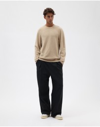 AERE - Premium Wool Crew Neck Knit Jumper