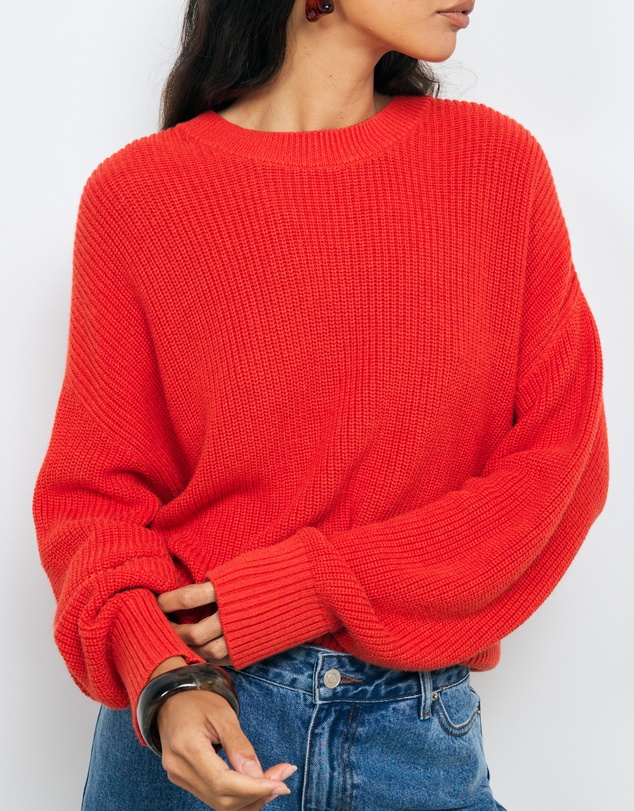 AERE - Cotton Cashmere Blend Relaxed Jumper