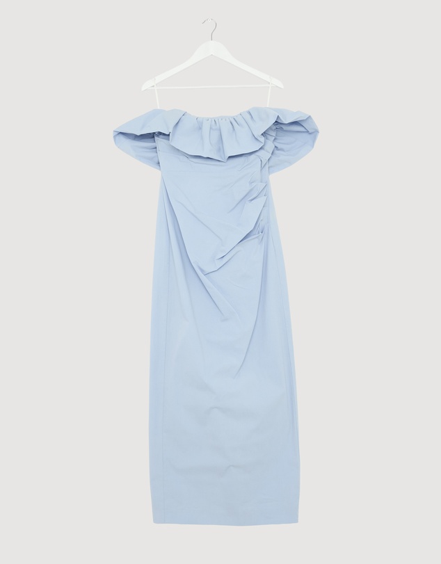 Revibe - Repaired Shona Joy Campbell Strapless Bubble Maxi Dress - AU 12