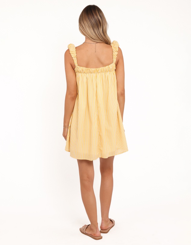 Petal & Pup - Helia Mini Dress - Mango Stripe