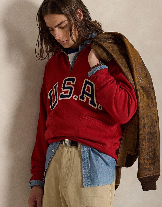 Polo Ralph Lauren - Vintage Fit USA Collared Sweatshirt
