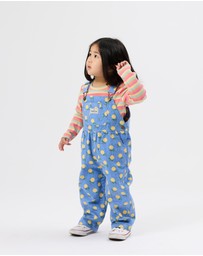 Goldie + Ace - Austin Corduroy Daisy Overalls - Babies-Kids