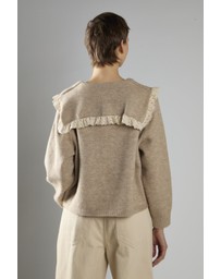 Glamorous - Collar Tie Front Cardigan