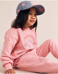 Huxbaby - Whimsical Rainbow Sweatshirt - Babies-Kids