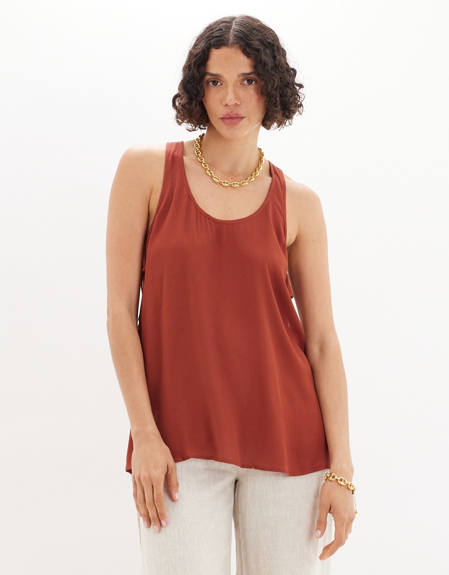 Amelius - Sabine Side Button Top
