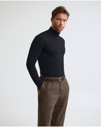 Oxford - Aaron Turtle Neck Merino Pullover