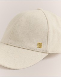 Trenery - Tarlia Wool Blend Cap in Stone Marle