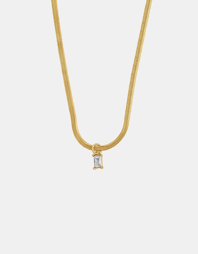 Zoe Olivia - Waterproof Snake Chain with Pendant Necklace