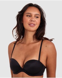 Bras N Things - Body Bliss Strapless Push Up Bra - Black